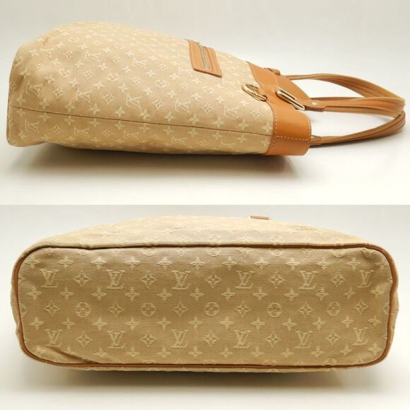 LOUIS VUITTON Beige Monogram Tote Bag - Picture 4 of 10